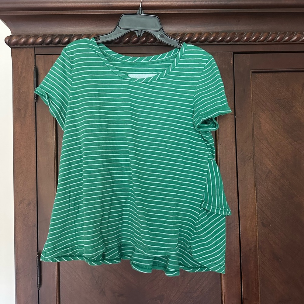 Anthropologie Green Top